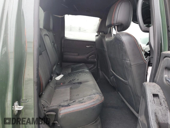 2023 Nissan Frontier SV with VIN 1N6ED1EKXPN663452, listed as a Copart auction lot 53535295 with 17,522 mi miles and Salvage title. Bid and sale history available at DreamBid. Image 10.