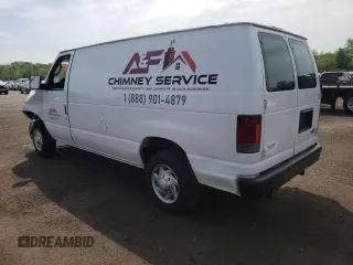 2014 Ford Econoline Cargo Commercial with VIN 1FTNE1EW3EDA66746, listed as a Copart auction lot 56550355 with 176,493 mi miles and Salvage title. Bid and sale history available at DreamBid. Image 2.