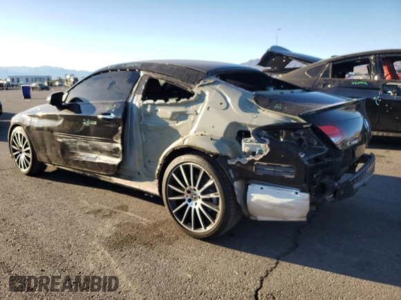 2021 Mercedes-Benz C 300 with VIN W1KWJ8DB6MG094048, listed as a Copart auction lot 87218894 with 50,604 mi miles and Salvage title. Bid and sale history available at DreamBid. Image 2.