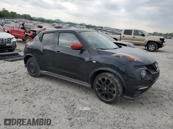 2013 Nissan Juke SL with VIN JN8AF5MV8DT228648, listed as a Copart auction lot 53455535 with Not Provided miles and Salvage Title. Bid and sale history available at DreamBid. Image 4.