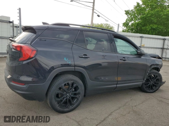 2019 GMC Terrain SLE z VIN 3GKALTEV0KL360784, wystawiony jako Copart lot #54321905 z przebiegiem 96 056 mil mil oraz Szkoda całkowita • Salvage title. Historia ofert i sprzedaży dostępna na DreamBid. Obrazek 3.