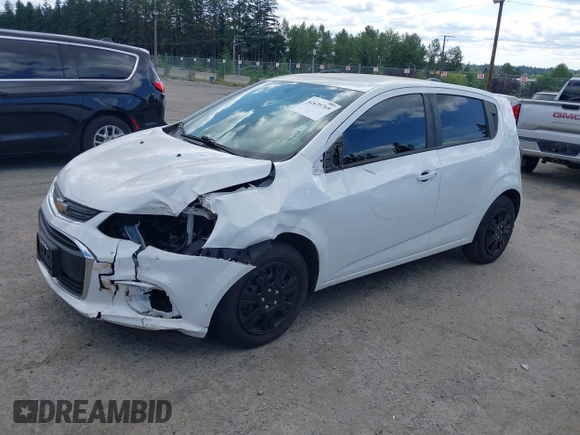 2017 Chevrolet Sonic LT with VIN 1G1JG6SH6H4151346, listed as a IAAI auction lot 42639769 with 90,872 mi miles and . Bid and sale history available at DreamBid. Image 2.