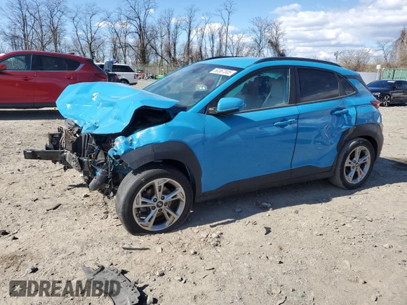 2022 Hyundai Kona SEL with VIN KM8K62AB0NU796196, listed as a Copart auction lot 50367305 with 63,398 mi miles and Salvage Title. Bid and sale history available at DreamBid. Image 1.