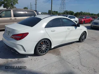2018 Mercedes-Benz CLA with VIN WDDSJ4EB6JN522374, listed as a IAAI auction lot 42074130 with 109,921 mi miles. Bid and sale history available at carsss.com. Image 4.
