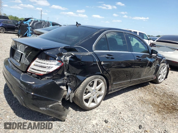 2014 Mercedes-Benz C 350 Sport with VIN WDDGF5HBXEA905028, listed as a Copart auction lot 51696165 with 111,620 mi miles and Salvage Title. Bid and sale history available at DreamBid. Image 3.