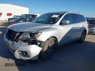 2018 Nissan Pathfinder S with VIN 5N1DR2MN8JC609390, listed as a IAAI auction lot 41113373 with 118,933 mi miles and . Bid and sale history available at DreamBid. Image 18.
