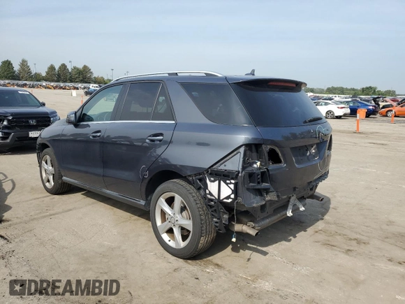 2016 Mercedes-Benz GLE 350 with VIN 4JGDA5HB2GA775644, listed as a Copart auction lot 71093374 with 114,675 mi miles and Salvage title. Bid and sale history available at DreamBid. Image 2.