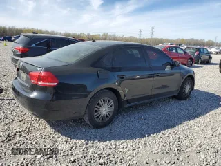 2014 Volkswagen Passat S with VIN 1VWAS7A35EC043347, listed as a Copart auction lot 49770115 with 125,893 mi miles and Salvage Title. Bid and sale history available at carsss.com. Image 3.