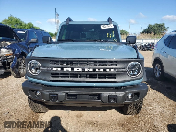 2022 Ford Bronco with VIN 1FMDE5AP6NLB45119, listed as a Copart auction lot 56569814 with 449 mi miles and Salvage Title. Bid and sale history available at DreamBid. Image 5.