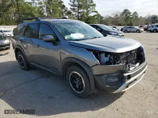 2024 Nissan Pathfinder SV with VIN 5N1DR3BD0RC227124, listed as a Copart auction lot 45140885 with 19,989 mi miles and Salvage Title. Bid and sale history available at carsss.com. Image 4.