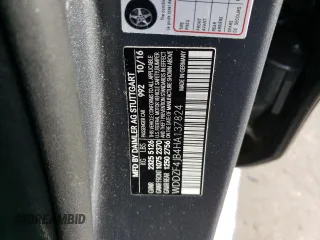 2017 Mercedes-Benz E-Class E 300 Luxury with VIN WDDZF4JB4HA137824, listed as a Copart auction lot 45806053 with 48,450 mi miles. Bid and sale history available at carsss.com. Image 13.