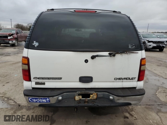 2001 Chevrolet Suburban LS with VIN 3GNEC16T11G195745, listed as a Copart auction lot 44765545 with 0 mi miles and Clean Title. Bid and sale history available at carsss.com. Image 6.
