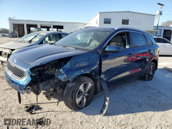 2017 Kia Niro FE with VIN KNDCB3LC3H5055071, listed as a Copart auction lot 85649084 with 0 mi miles and Salvage Title. Bid and sale history available at carsss.com. Image 1.