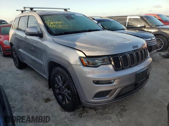 2019 Jeep Grand Cherokee Overland with VIN 1C4RJFCT9KC639430, listed as a Copart auction lot 75107604 with 0 mi miles and Non Repairable. Bid and sale history available at carsss.com. Image 4.