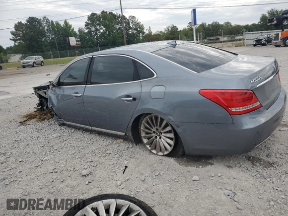 2015 Hyundai Equus Ultimate z VIN KMHGH4JH4FU096943, wystawiony jako Copart lot #70185544 z przebiegiem 98 074 mil mil oraz Szkoda całkowita • Salvage title. Historia ofert i sprzedaży dostępna na DreamBid. Obrazek 2.