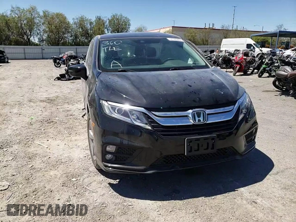 2020 Honda Odyssey EX with VIN 5FNRL6H53LB018841, listed as a Copart auction lot 75122564 with 31,211 mi miles and Salvage Title. Bid and sale history available at DreamBid. Image 11.