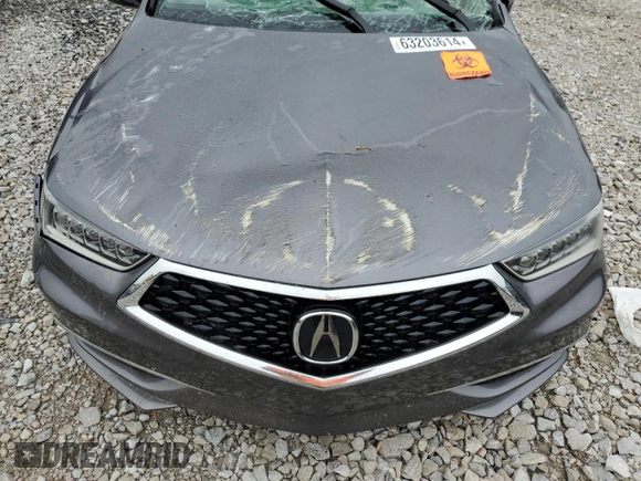 2020 Acura TLX with VIN 19UUB2F37LA001803, listed as a Copart auction lot 63203614 with 0 mi miles and Non Repairable. Bid and sale history available at carsss.com. Image 11.