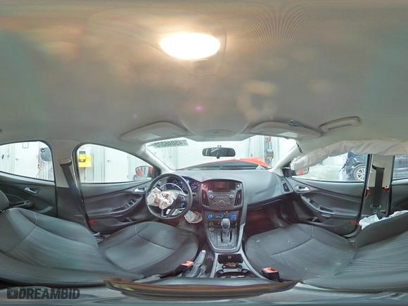 2017 Ford Focus SE with VIN 1FADP3F28HL205587, listed as a Copart auction lot 45046375 with 87,778 mi miles and Salvage Title. Bid and sale history available at carsss.com. Image 12.