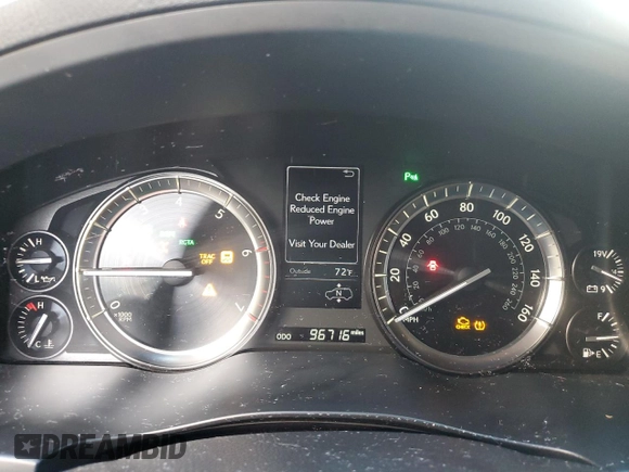 2018 Lexus LX 570 z VIN JTJHY7AX6J4279154, wystawiony jako Copart lot #87444804 z przebiegiem 96 716 mil mil oraz Nie do naprawy • Non repairable. Historia ofert i sprzedaży dostępna na DreamBid. Obrazek 9.