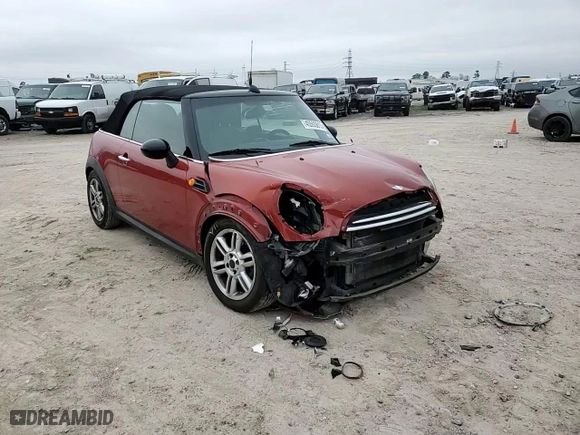 2012 MINI Cooper Convertible with VIN WMWZN3C59CT135172, listed as a Copart auction lot 45593815 with 154,477 mi miles and Salvage Title. Bid and sale history available at carsss.com. Image 11.
