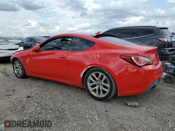 2013 Hyundai Genesis Coupe Premium z VIN KMHHT6KD3DU086928, wystawiony jako Copart lot #55731185 z przebiegiem 101 092 mil mil oraz Szkody całkowita. Historia ofert i sprzedaży dostępna na DreamBid. Obrazek 2.