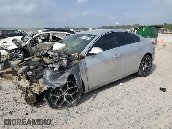 2017 Buick Regal Sport Touring with VIN 2G4GL5EX9H9191052, listed as a Copart auction lot 51846545 with Not provided miles and Salvage title. Bid and sale history available at DreamBid. Image 1.