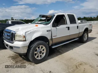 2004 Ford F-250 XL with VIN 1FTNW21P34EA94122, listed as a Copart auction lot 56797945 with 200,555 mi miles and Salvage title. Bid and sale history available at DreamBid. Image 1.