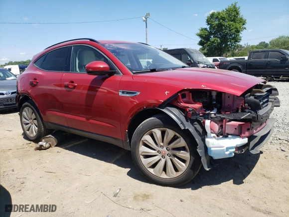 2019 Jaguar E-PACE SE with VIN SADFP2FX3K1Z46522, listed as a Copart auction lot 61449434 with NaN miles and Salvage Title. Bid and sale history available at carsss.com. Image 4.