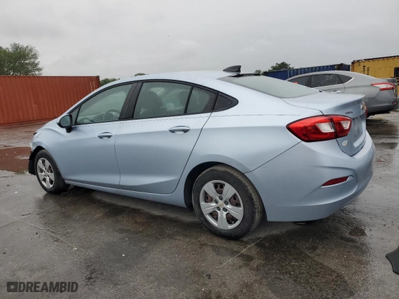 2017 Chevrolet Cruze LS with VIN 1G1BC5SM6H7281214, listed as a Copart auction lot 52080735 with 81,101 mi miles and Salvage Title. Bid and sale history available at carsss.com. Image 2.