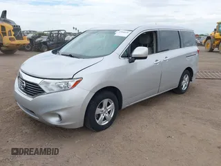 2015 Nissan Quest SV with VIN JN8AE2KP8F9125445, listed as a IAAI auction lot 42040196 with 125,218 mi miles. Bid and sale history available at carsss.com. Image 17.
