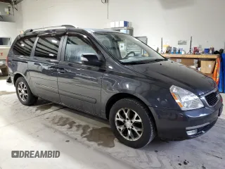2014 Kia Sedona LX with VIN KNDMG4C77E6541368, listed as a Copart auction lot 52749305 with 130,253 mi miles and Salvage Title. Bid and sale history available at carsss.com. Image 4.
