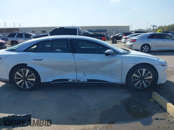 2022 Lucid Air Grand Touring with VIN 50EA1GBA5NA001268, listed as a IAAI auction lot 41866289 with 7,498 mi miles. Bid and sale history available at carsss.com. Image 14.
