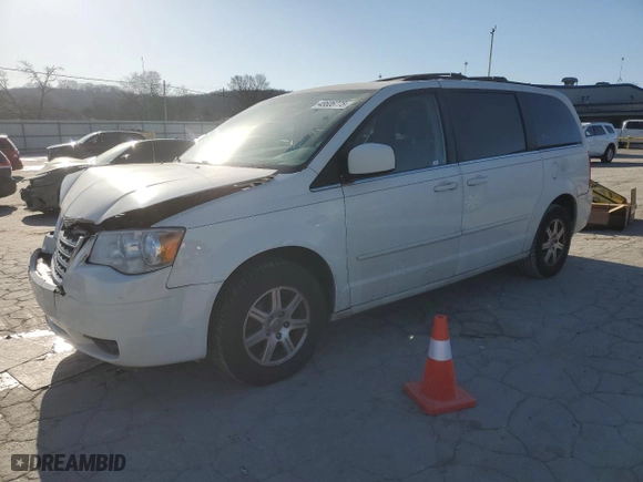 2008 Chrysler Town & Country Touring with VIN 2A8HR54P68R613084, listed as a Copart auction lot 48606775 with 157,751 mi miles and Salvage Title. Bid and sale history available at carsss.com. Image 1.