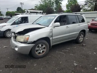 2004 Toyota Highlander z VIN JTEEP21A140006394, wystawiony jako Copart lot #59502915 z przebiegiem Nie podano mil oraz Szkoda całkowita • Salvage title. Historia ofert i sprzedaży dostępna na DreamBid. Obrazek 1.