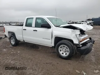 2018 Chevrolet Silverado 1500 Work Truck with VIN 1GCRCNEC3JZ330209, listed as a Copart auction lot 44795775 with 0 mi miles and Salvage Title. Bid and sale history available at carsss.com. Image 4.