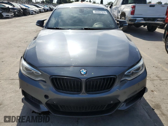 2016 BMW 2 Series M235i with VIN WBA1J7C52GV359958, listed as a Copart auction lot 65937374 with 82,231 mi miles and Salvage title. Bid and sale history available at DreamBid. Image 5.
