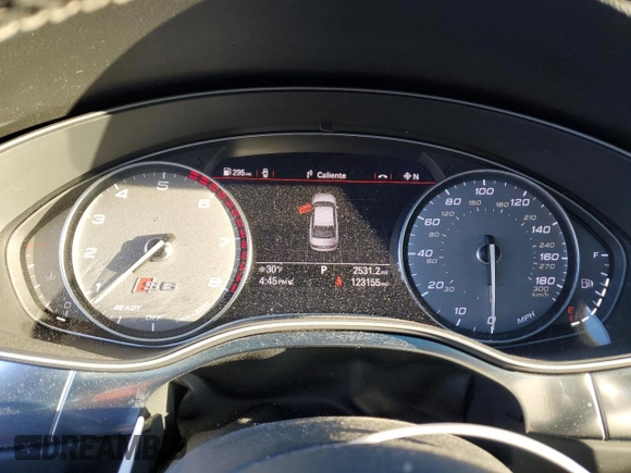 2018 Audi S6 Premium Plus z VIN WAUFFAFC0JN090591, wystawiony jako Copart lot #43945105 z przebiegiem 123 155 mil mil oraz Szkoda całkowita • Salvage title. Historia ofert i sprzedaży dostępna na DreamBid. Obrazek 9.