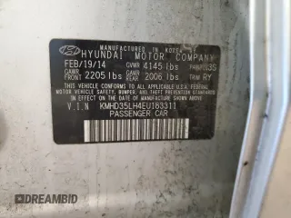 2014 Hyundai Elantra GT with VIN KMHD35LH4EU183311, listed as a Copart auction lot 74260964 with 0 mi miles and Salvage Title. Bid and sale history available at carsss.com. Image 12.
