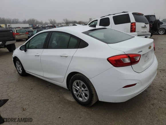 2019 Chevrolet Cruze LS with VIN 1G1BC5SM2K7111598, listed as a Copart auction lot 44156555 with 108,801 mi miles and Salvage Title. Bid and sale history available at carsss.com. Image 2.
