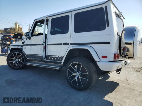 2017 Mercedes-Benz G with VIN WDCYC7FF7HX263002, listed as a Copart auction lot 50230625 with 46,704 mi miles and Salvage Title. Bid and sale history available at DreamBid. Image 2.