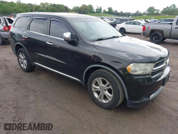 2012 Dodge Durango SXT with VIN 1C4RDHAG2CC152208, listed as a IAAI auction lot 42063392 with 203,957 mi miles. Bid and sale history available at carsss.com. Image 1.