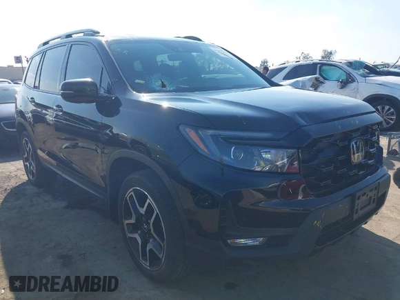2023 Honda Passport Elite z VIN 5FNYF8H01PB005725, wystawiony jako IAAI lot #41457435 z przebiegiem 39 562 mil mil oraz . Historia ofert i sprzedaży dostępna na DreamBid. Obrazek 1.