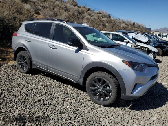 2018 Toyota RAV4 XLE with VIN 2T3RFREV0JW802429, listed as a Copart auction lot 49906515 with 53,544 mi miles and Salvage Title. Bid and sale history available at DreamBid. Image 4.