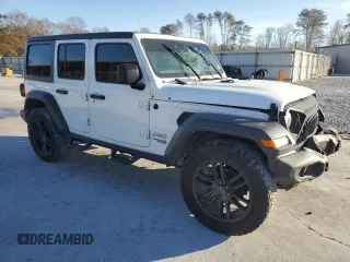 2018 Jeep Wrangler Unlimited Sport z VIN 1C4HJXDN4JW295178, wystawiony jako Copart lot #84921654 z przebiegiem 90 344 mil mil oraz Nie do naprawy • Non repairable. Historia ofert i sprzedaży dostępna na DreamBid. Obrazek 4.