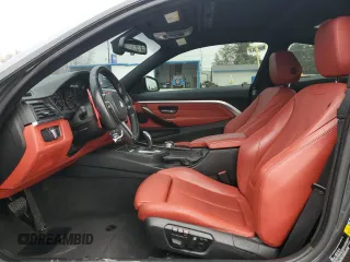 2014 BMW 4 Series 435i with VIN WBA3R1C5XEK190768, listed as a Copart auction lot 44512985 with 117,280 mi miles and Salvage Title. Bid and sale history available at carsss.com. Image 7.