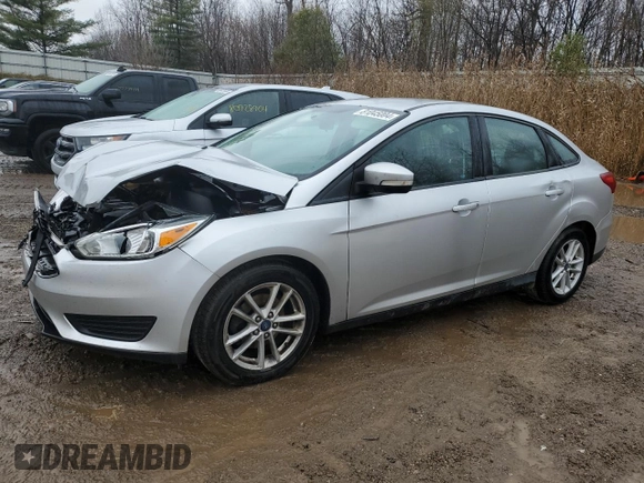 2017 Ford Focus SE with VIN 1FADP3F28HL280354, listed as a Copart auction lot 81045004 with 58,852 mi miles and Salvage Title. Bid and sale history available at carsss.com. Image 1.