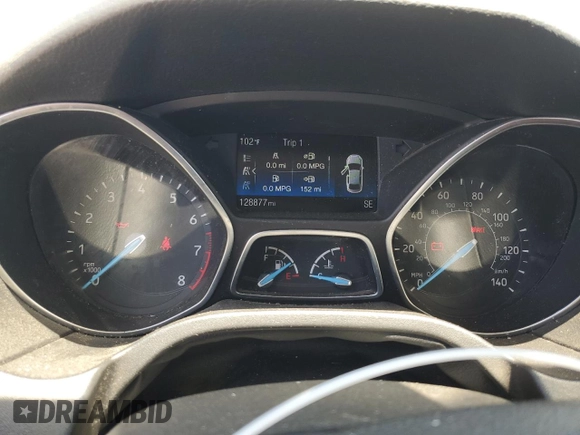 2018 Ford Focus SE with VIN 1FADP3FE8JL205699, listed as a Copart auction lot 63300795 with 128,877 mi miles and Clean title. Bid and sale history available at DreamBid. Image 9.