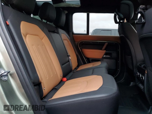 2023 Land Rover Defender X с VIN SALEX7EUXP2197885, выставлен на аукционе Copart как лот 82554884 с пробегом Не указан миль и Списание • Salvage title. История ставок и продаж доступна на DreamBid. Изображение 11.