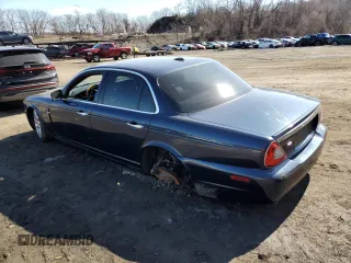 2008 Jaguar XJ with VIN SAJWA71B68SH28202, listed as a Copart auction lot 46217165 with 36,724 mi miles and Salvage Title. Bid and sale history available at carsss.com. Image 2.