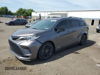 2021 Toyota Sienna XSE z VIN 5TDDRKEC0MS023190, wystawiony jako Copart lot #56858985 z przebiegiem 51 307 mil mil oraz Szkoda całkowita • Salvage title. Historia ofert i sprzedaży dostępna na DreamBid. Obrazek 1.